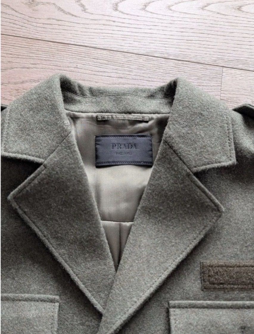 Prada Giacche: Prada Wool Jacket Green FW2019 Size M-L – Usato da Zürich venduto da ralph__ 2