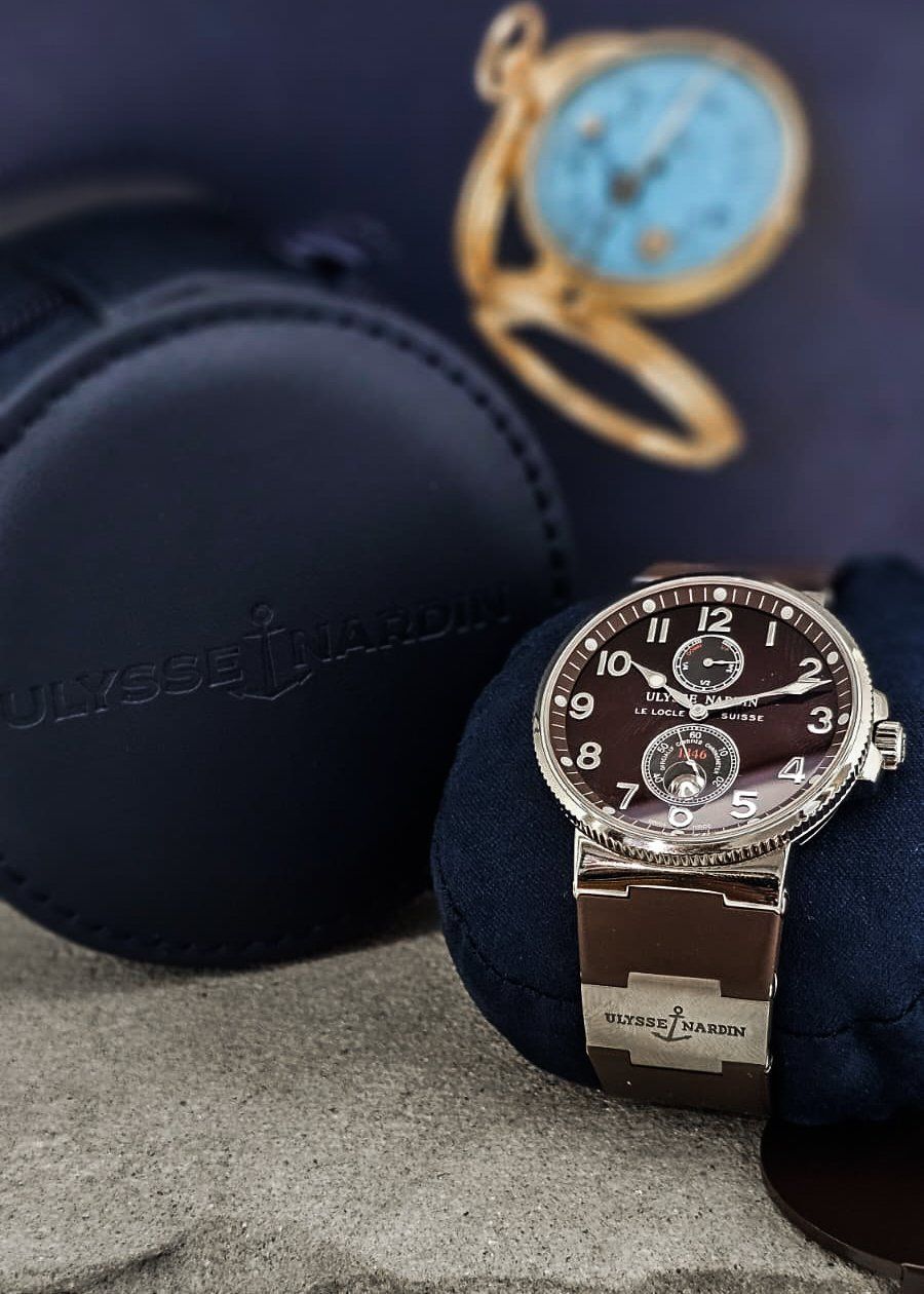 Ulysse Nardin Uhren: Ulysse Nardin Maxi Marine Chronometer, REF 263-66 + Box – Gebraucht aus Lugano von R.Riccardo 1
