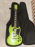 E-Gitarre Harley Benton DC Style Giftgrün