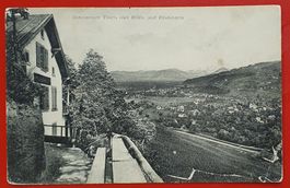 Steinerner Tisch mit Blick auf Rheineck