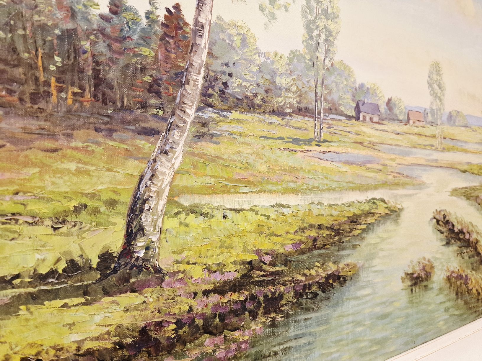 Dipinti: Gemälde "Sommerlandschaft" von J.M. Erni 1942 – Usato da BERN venduto da Intarsia 3