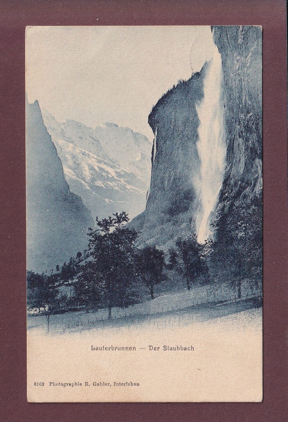 Cartes postales: LAUTERBRUNNEN - Staubbach - 1908 – D'occasion à Pully par nicecards