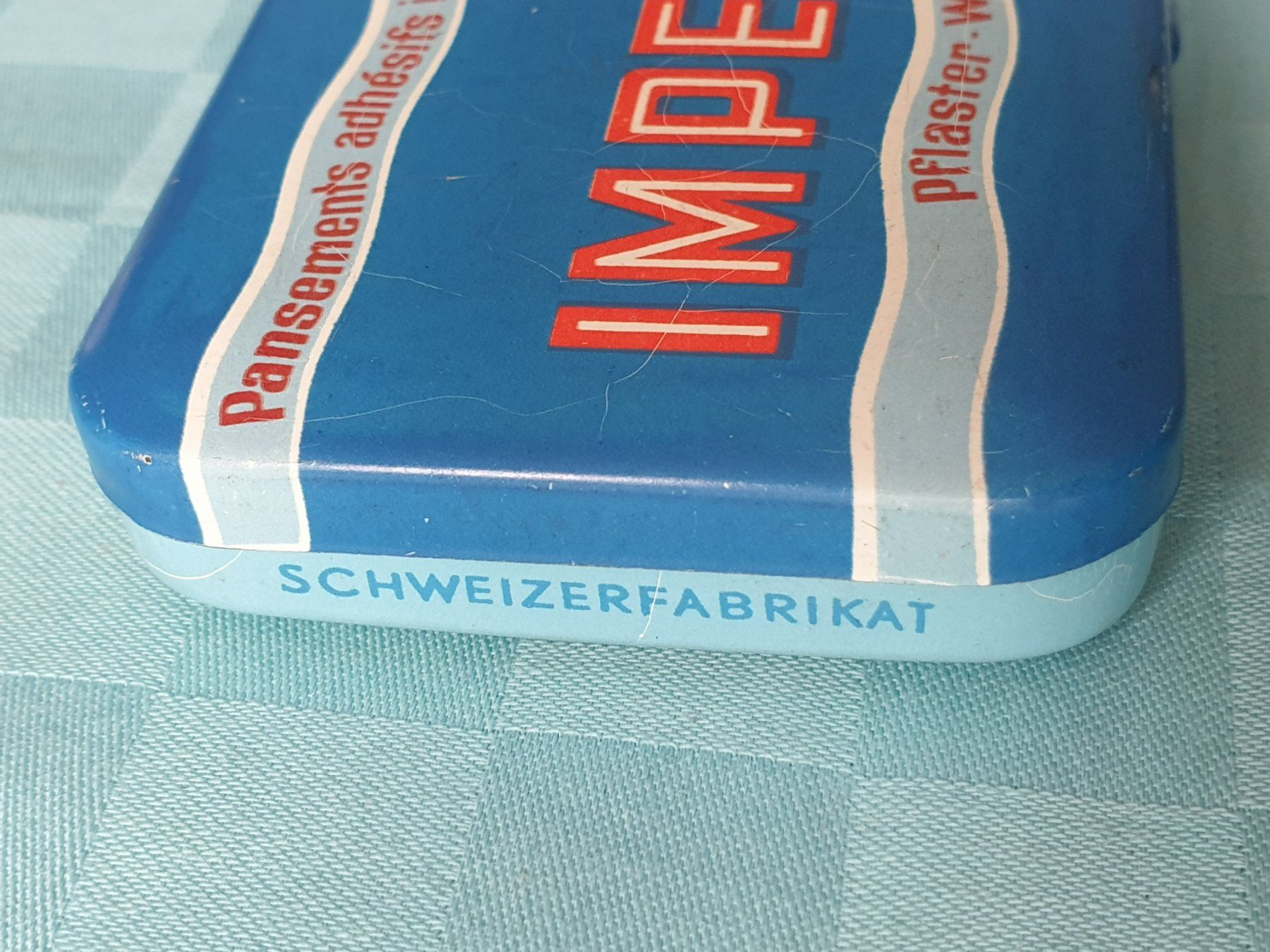 Barattoli: Vintage Blechdose Dose IMPERMA – Usato da Mörschwil venduto da spirspi 6