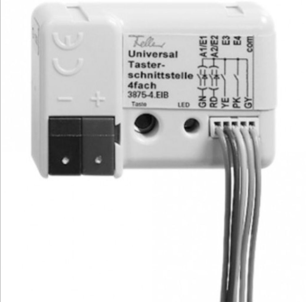 Feller Componenti elettronici: Feller KNX-Tasterschnittstelle 4fach – Nuovo e nell'imballaggio originale da Chur venduto da Sihar