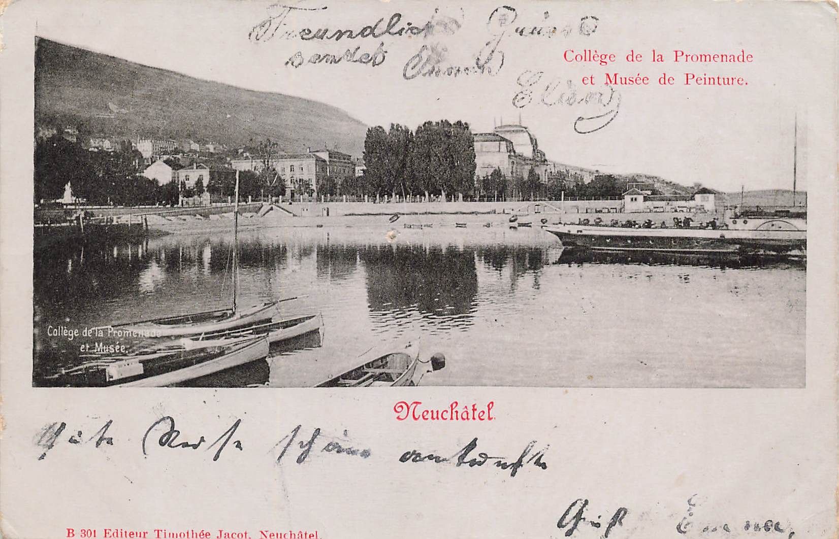 Cartoline postali: Neuchatel – Usato da Biasca venduto da Blenio71
