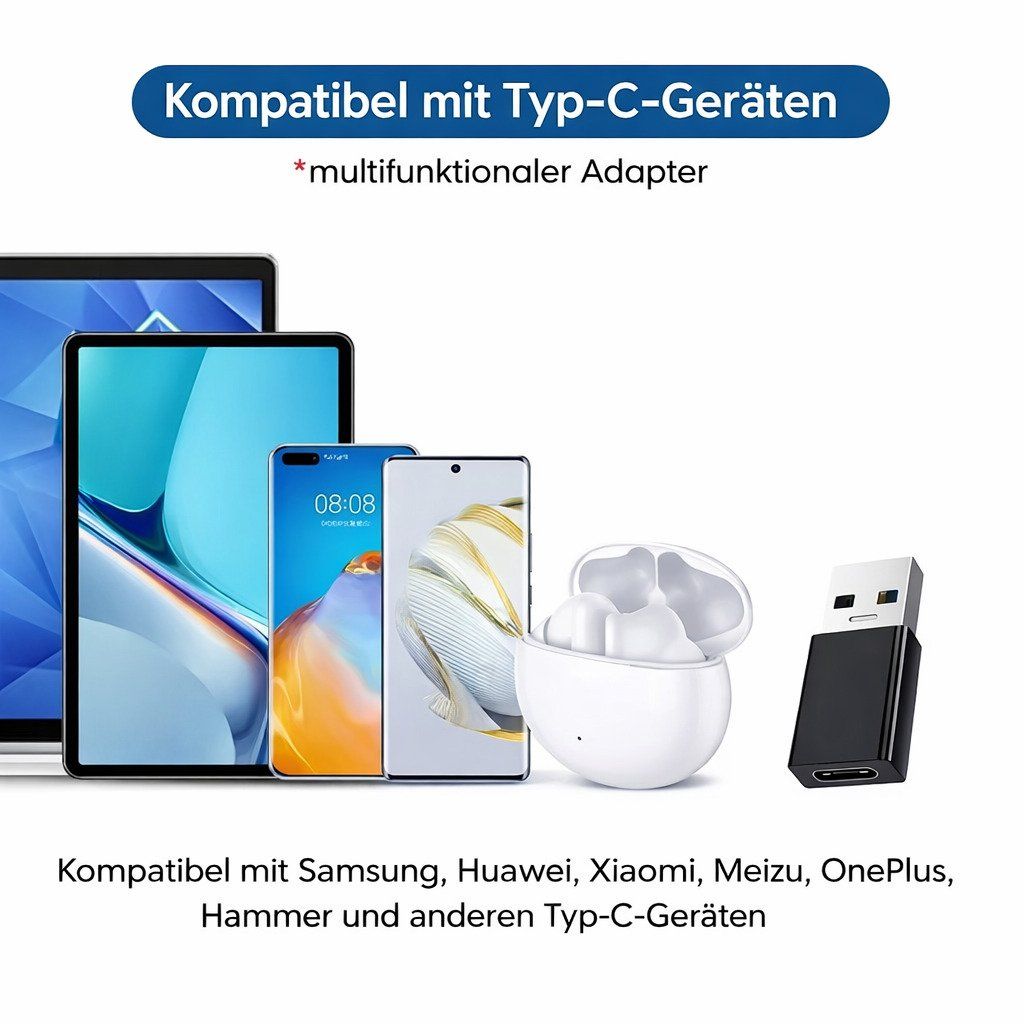 Cavi: USB-A 3.0 auf USB-C Adapter | 5 Gbit/s | USB 3.1 | Laden & D – Nuovo (secondo la descrizione) da Winterthur venduto da SwissTechStore 4