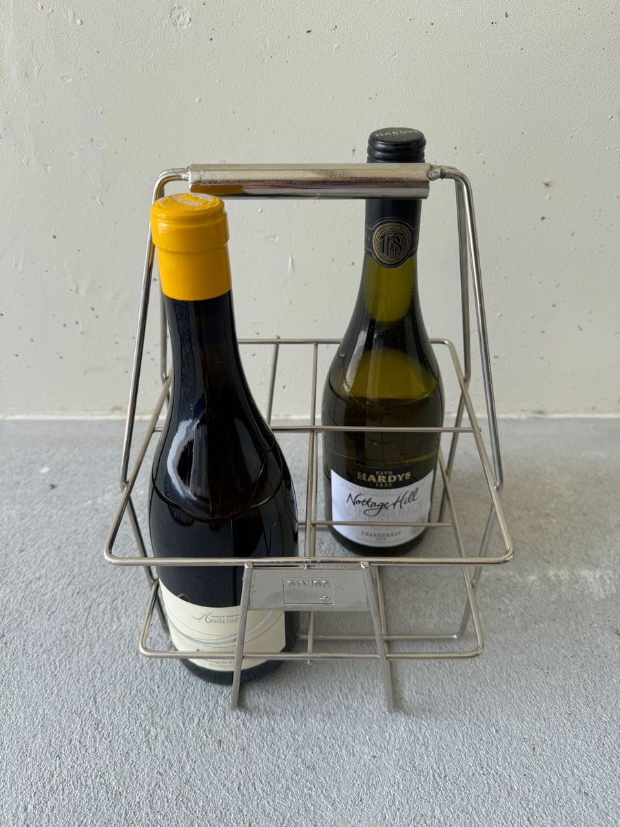 Portabottiglie: SWISS Weinflaschen Halter – Usato da Ostermundigen venduto da airline-trolley 1