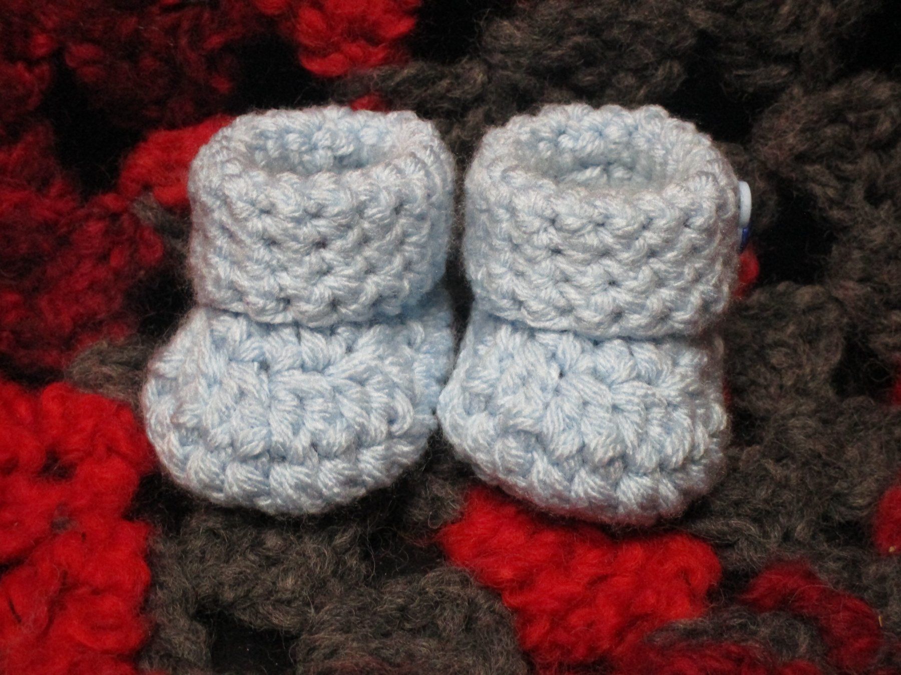 Calze per bambini: Babyschuhe Hand gehäkelt (8cm) – Nuovo (secondo la descrizione) da Leuk Stadt venduto da Simone_RZ 3