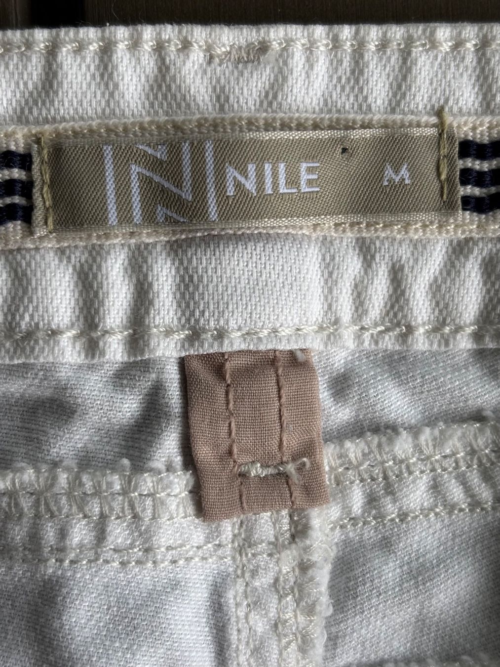 Nile Pantaloni: Nile Sommerhose, Gr. M, weiss – Nuovo (secondo la descrizione) da Ebnat-Kappel venduto da Molton 5
