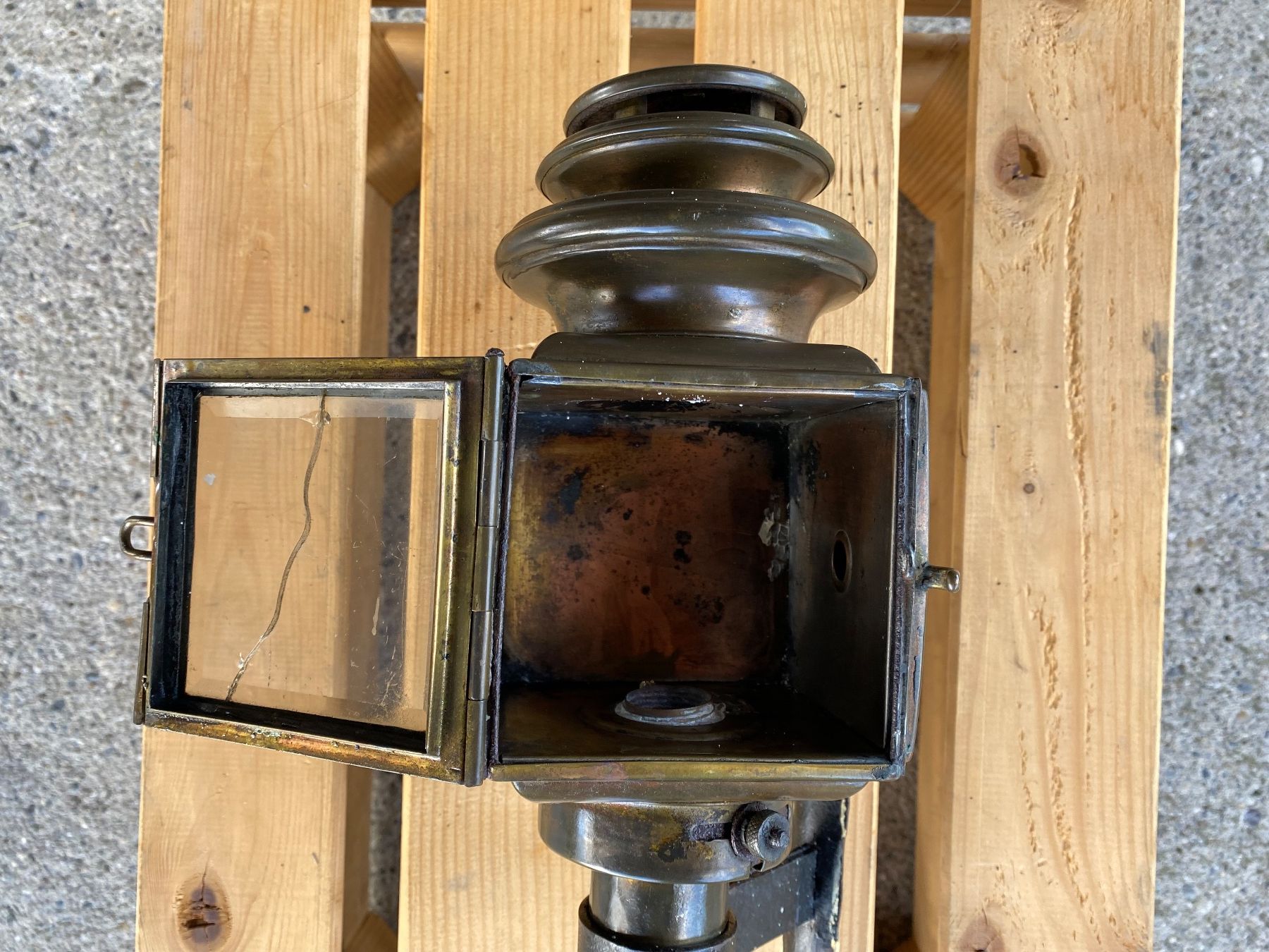 Lampen: seltene antike Ford Oldtimer Lampe aus den USA – Gebraucht aus Feldbach von Fea1 7