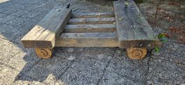 antiker schwerlast rolli