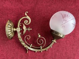 Antik Wandlampe um 1925 Top Zustand gereinigt 
