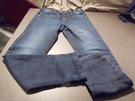 Jeans Grösse 122, Peppets! dunkelblau
