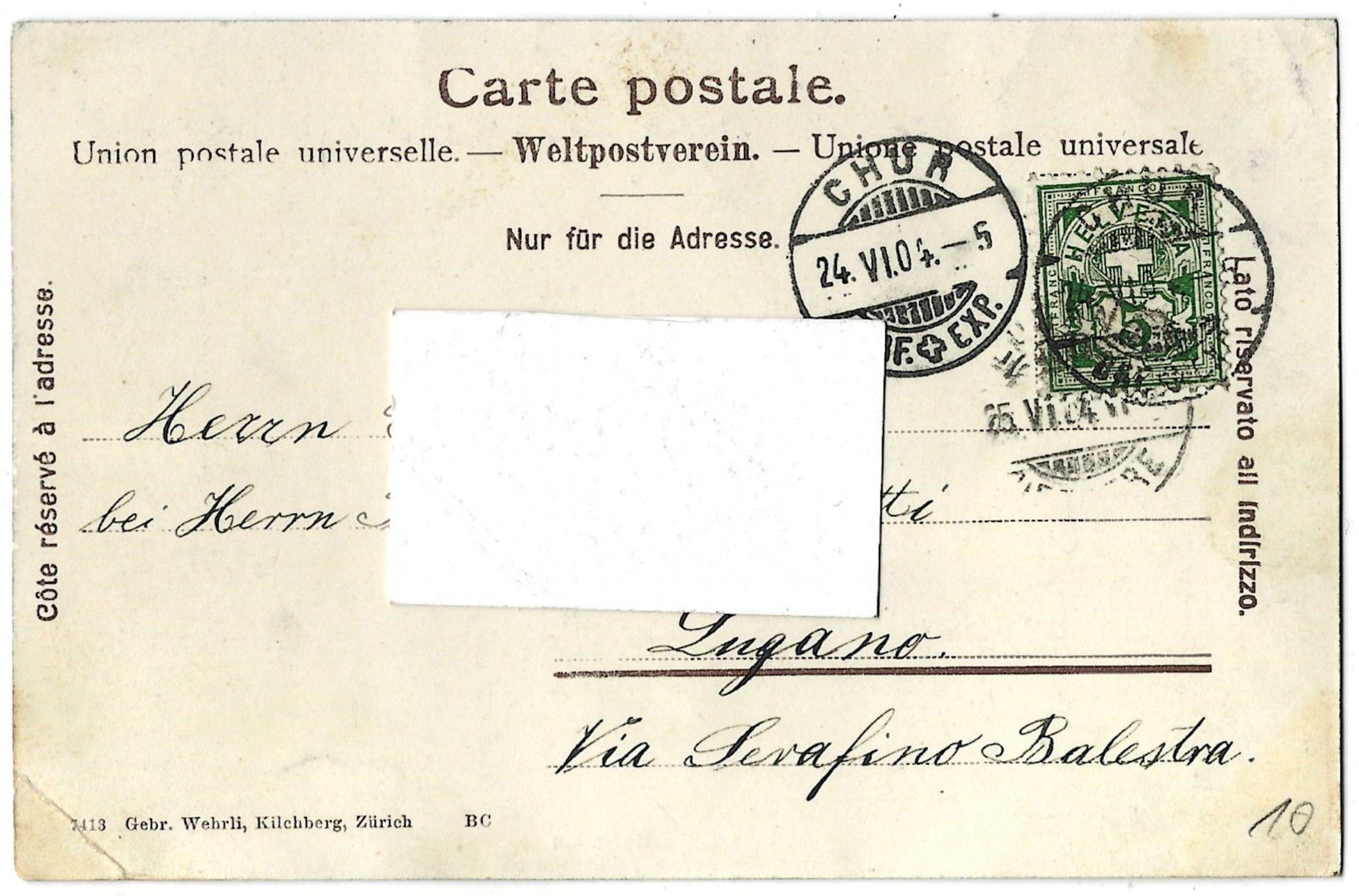 Cartoline postali: Samaden – Usato da Bütschwil venduto da Jackson1A 1