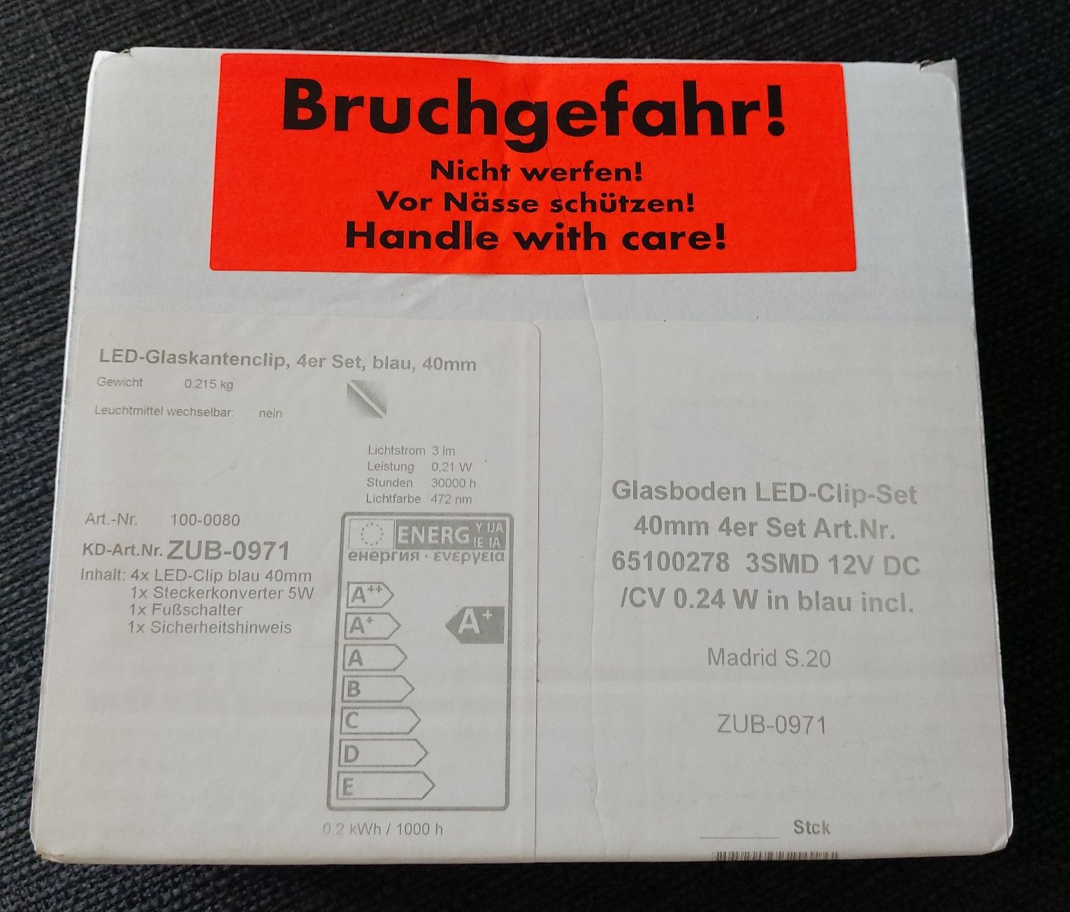 Lampade: LED Beleuchtung blau – Nuovo e nell'imballaggio originale da Frenkendorf venduto da Eona87