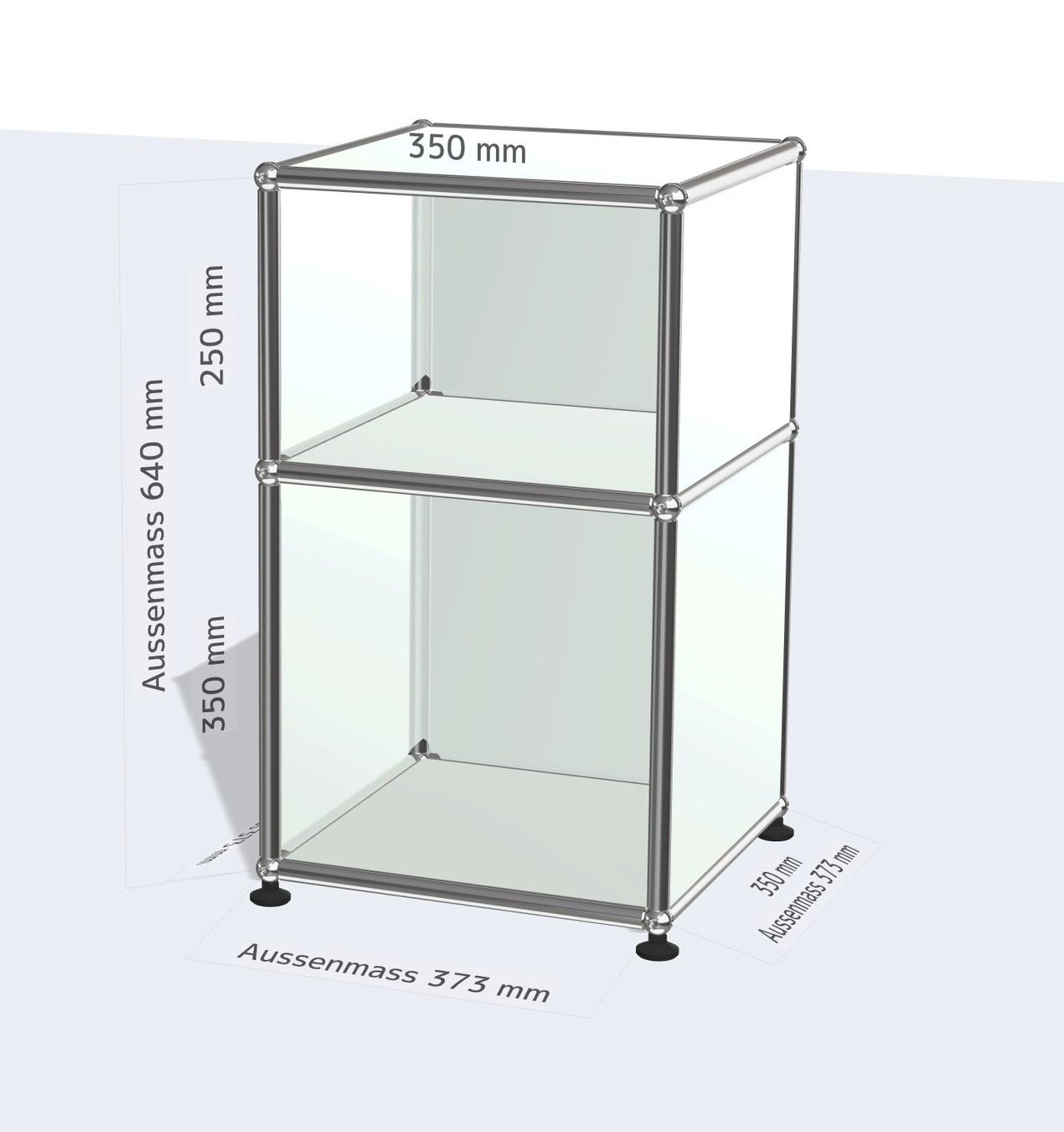 USM Regale: Kleines USM Regal, mittelgrau – Gebraucht aus Bolligen von JaMiJe 5