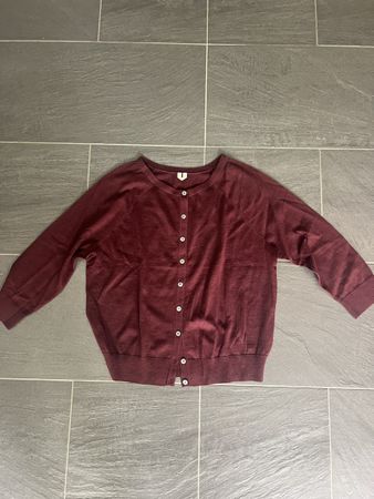 Arket  Strickjacke Weinrot Grösse L guter Zustand