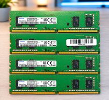 16 GB,  4x 4 GB DDR4 RAM