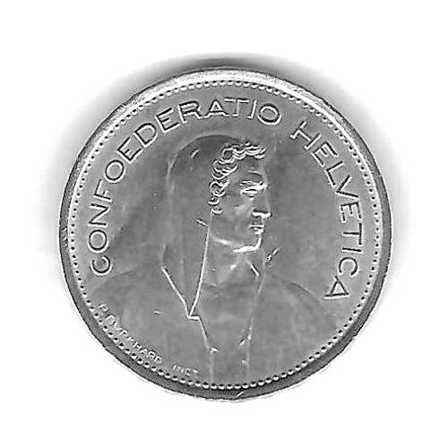 Tutti le monete: 5 Franken - Silber - 1969 – Usato da Zürich venduto da Berrycruzer