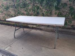 Grosser Klapptisch, Campingtisch 180x75, Gartentisch, Tisch