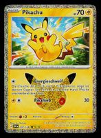 Pikachu 037/128 Pokemon 30th Celebration DE
