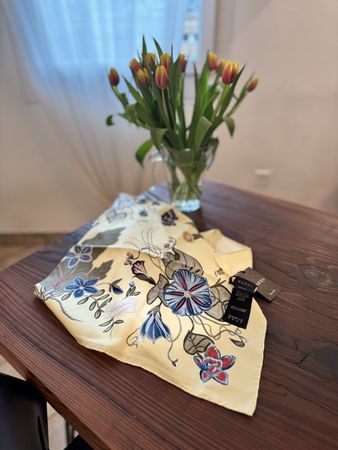 Foulard Gucci Flora nuova 90x90cm 100% seta 🌸🌼