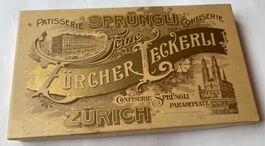 Alte Sprüngli Confiserie Zürcher Leckerli-Schachtel