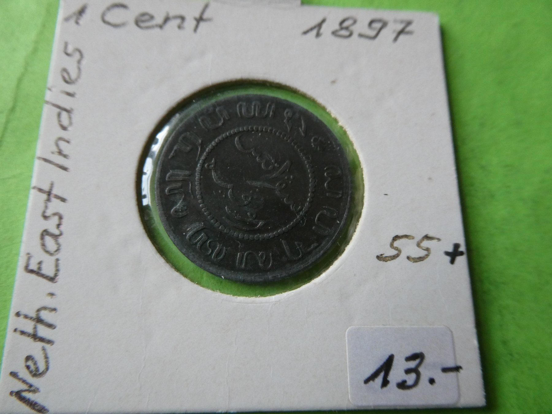 Tutti le monete: NIederländisch Indien 1897,  1 Cent – Usato da Hinterforst venduto da Rohusri