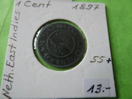 NIederländisch Indien 1897,  1 Cent