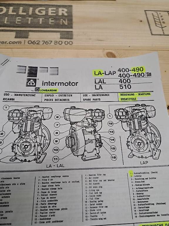Alle Maschinen:  LOMBARDINI LA-LAP 400-490 – Gebraucht aus Sachseln von buc_8src 4
