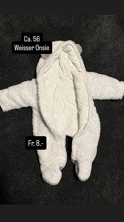Pigiama & Simili: Onsie weiss (Gr.56) – Usato da Schattenhalb venduto da -Maja-