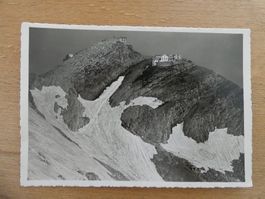 Grossformatige Ansichtskarte vom Säntis, gelaufen, ca. 1940