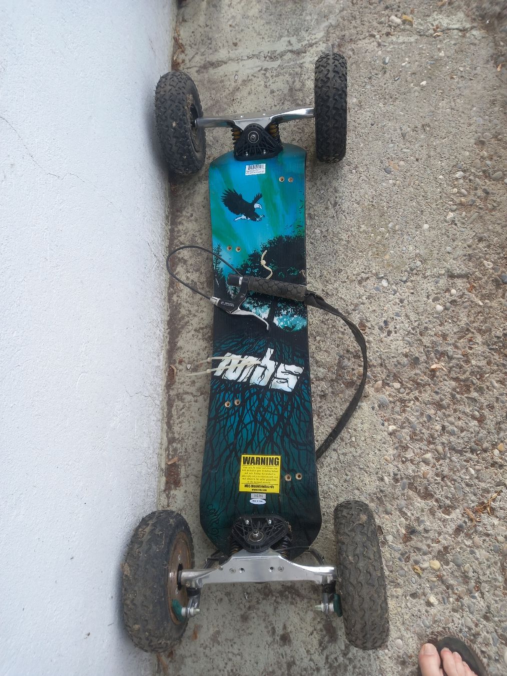Skateboards: MBS Mountainboard mit Bremse, wenig gebraucht – Gebraucht aus Niedergösgen von MaBru05 4