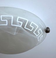 Deckenlampe 30cm griechisches Muster sehr schönes Licht