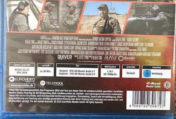 Tutti i DVDs: Agent Recon Blu-ray - Action mit Chuck Norris - Neu! – Usato da Beringen venduto da Mantafisch1 2
