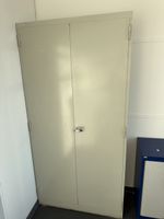 LISTA Schrank Metallschrank beige Flügeltüren Metall 
