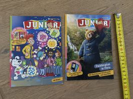 Junior Zeitschrift, 2 Ausgaben, Paddington, Winterzeit!