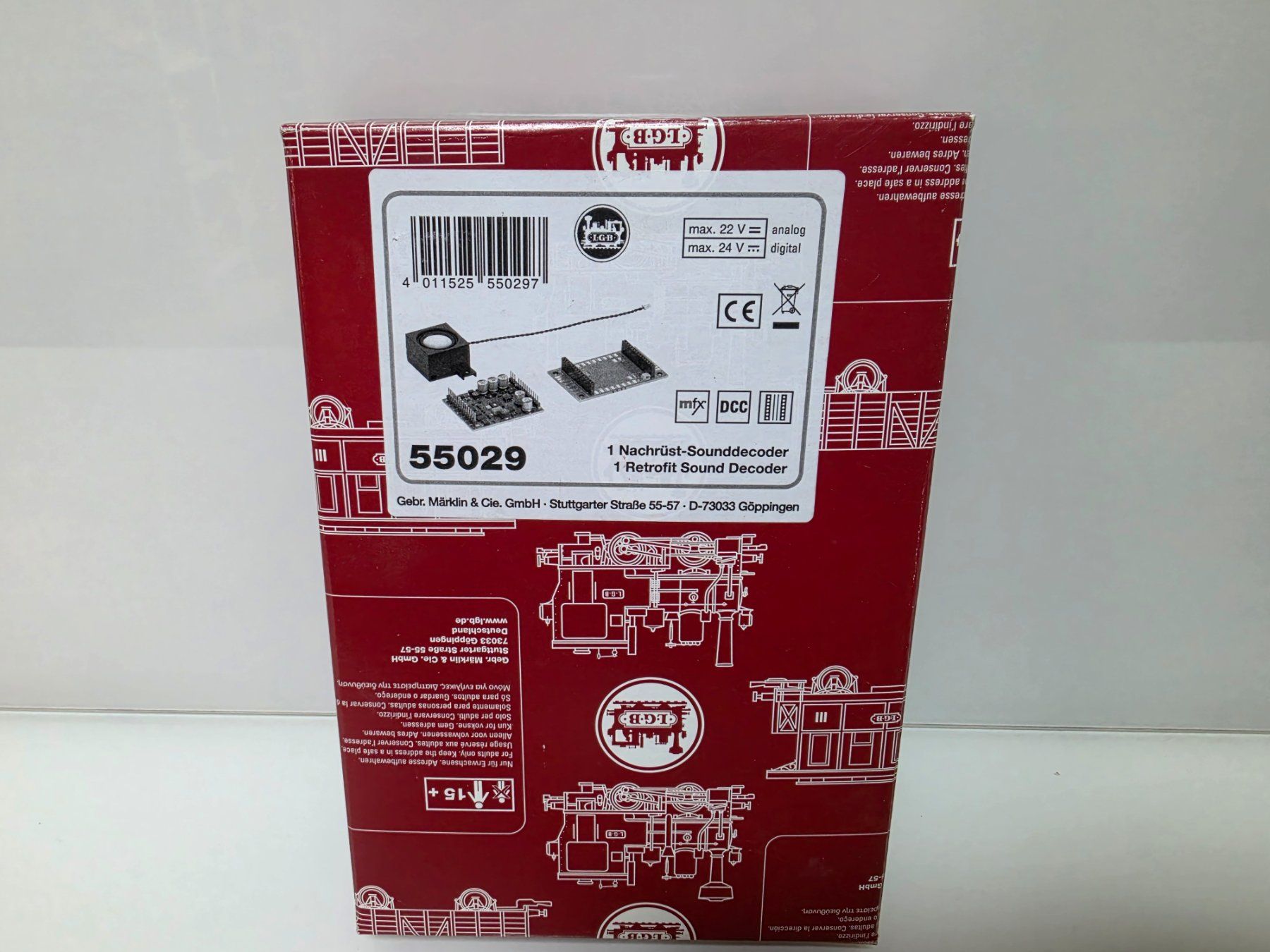 LGB Modellini di ferrovie: LGB Sounddecoder 55029 Nachrüstset neu! – Nuovo e nell'imballaggio originale da Neuenhof venduto da ludovicco