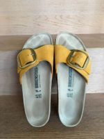 Birkenstock Madrid Big Buckle Gr. 41 – Gelb/Ocker – Leder