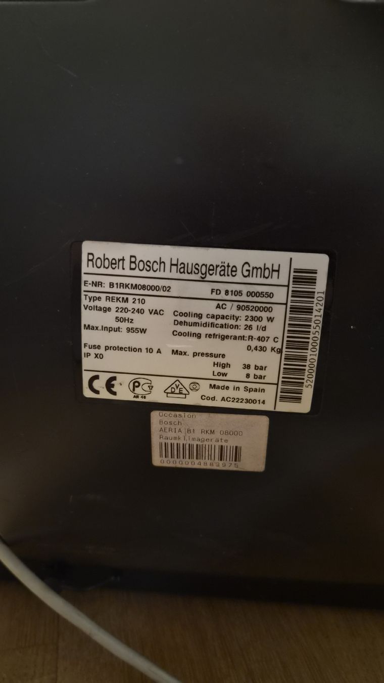 Bosch Climatiseurs: Mobiles Klimagerät Bosch – D'occasion à Otelfingen par Streethunter85 3