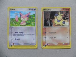 Skitty   Makuhita Pokémon Sammelkarte Edition 2003 HP Engl.