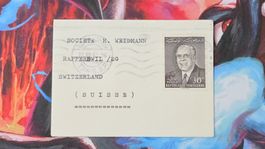 CL32 Enveloppe + Timbre Tunisie 1965