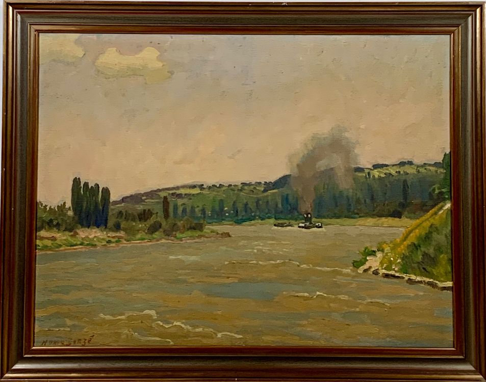 Numa Donzé (18851952) Rhein Gemälde Kaufen auf Ricardo