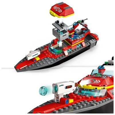 Lego Kit di costruzioni: LEGO City 60373 Feuerwehrboot – Nuovo e nell'imballaggio originale da Oensingen venduto da Liquidations-Shop 2