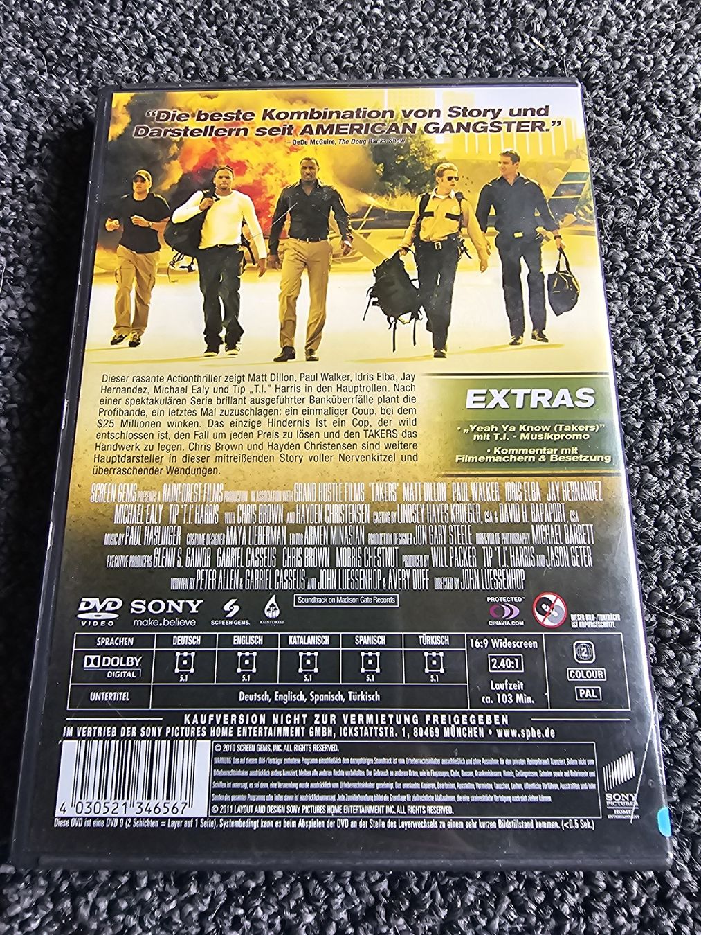 Alle DVDs: Takers (22221) – Gebraucht aus Ruswil von jan_bxl5 1