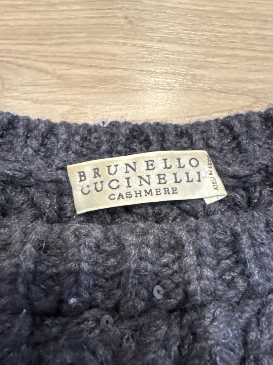 Brunello Cucinelli Pullover & Sweatshirts: Brunello Cucinelli Cashmere Seide Pullover, Gr. L, Top! – Gebraucht aus Küttigen von evelineh04 1