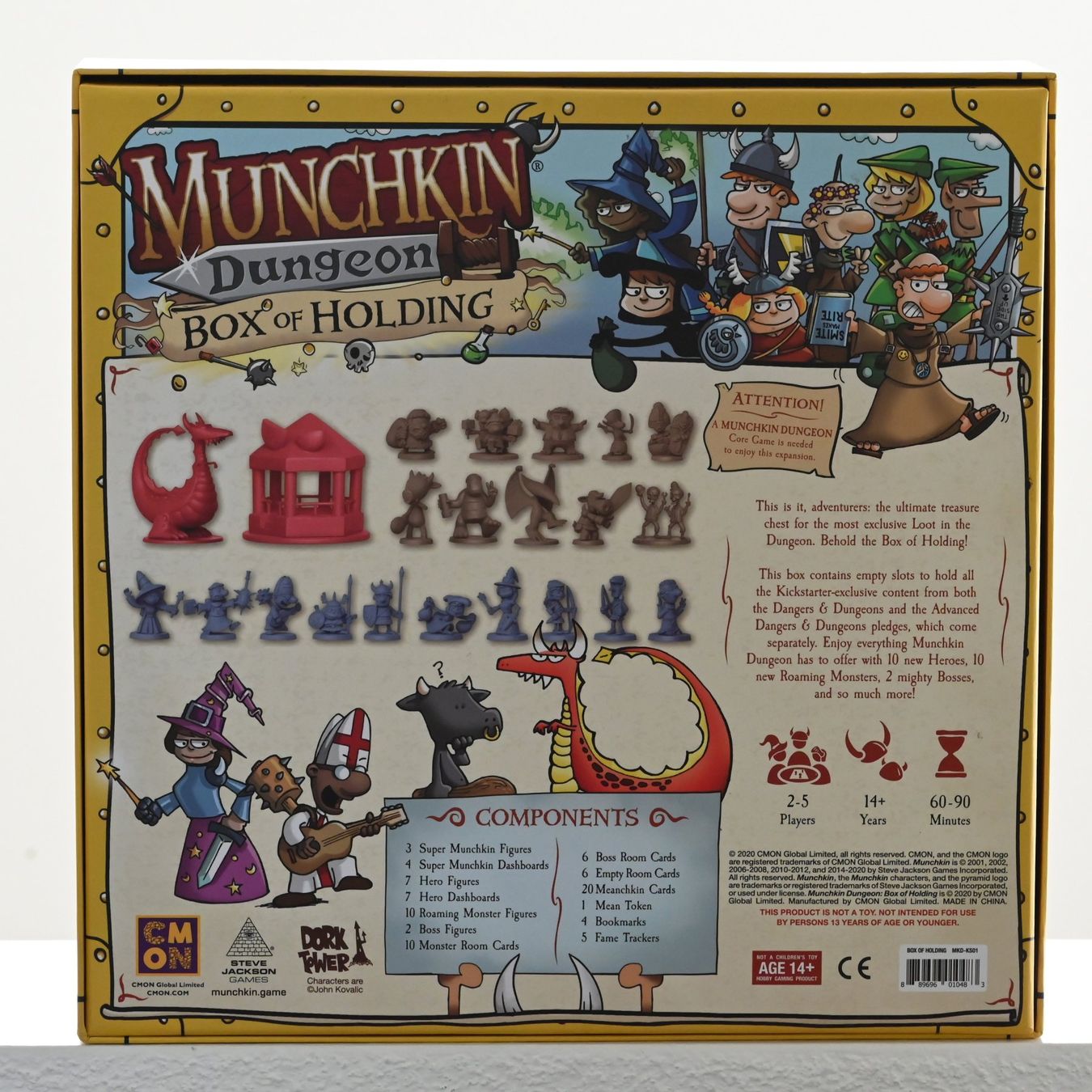 Giochi: Munchkin Dungeon - Kickstarter Advanced Dangers & Dungeons – Nuovo (secondo la descrizione) da Kloten venduto da link.alekine 8