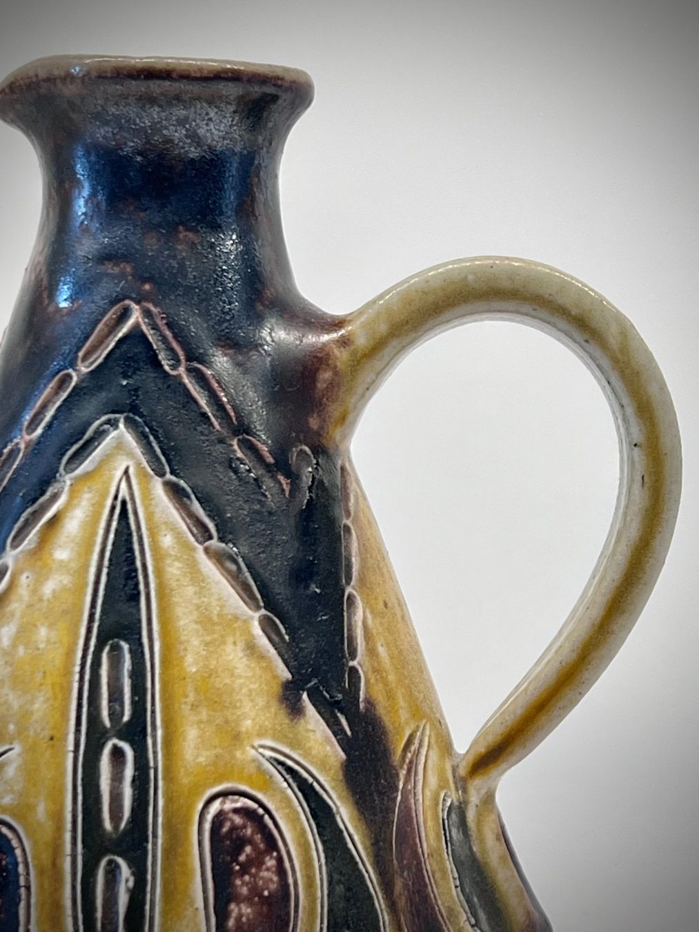 Vasi & Recipienti: Keramik Vase Studio 60er 70er Design Relief – Usato da Männedorf venduto da MrAnderson 5
