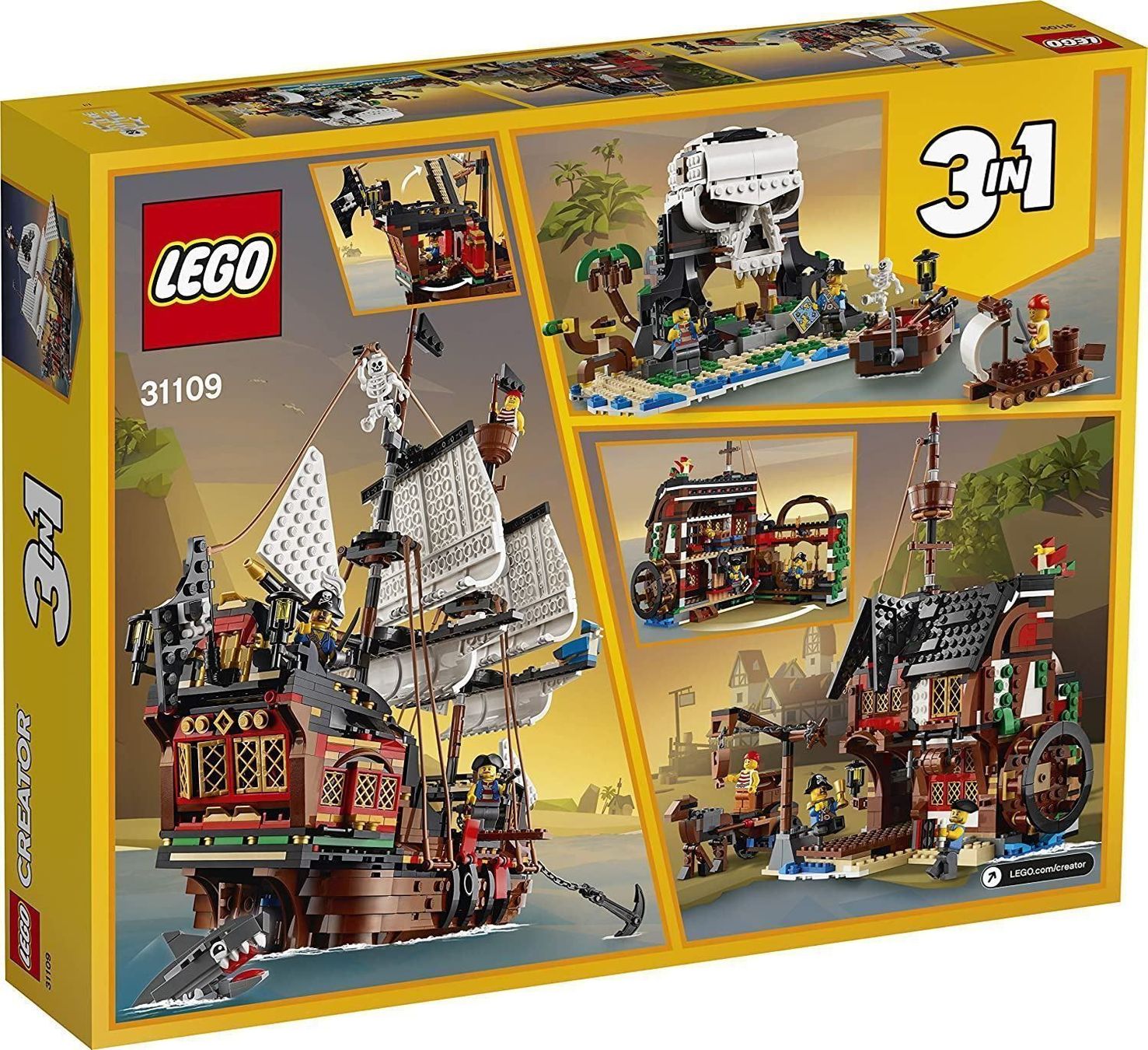 Lego Kit di costruzioni: LEGO 31109 Creator 3-in-1 Piratenschiff – Nuovo e nell'imballaggio originale da Hombrechtikon venduto da averkauf 7