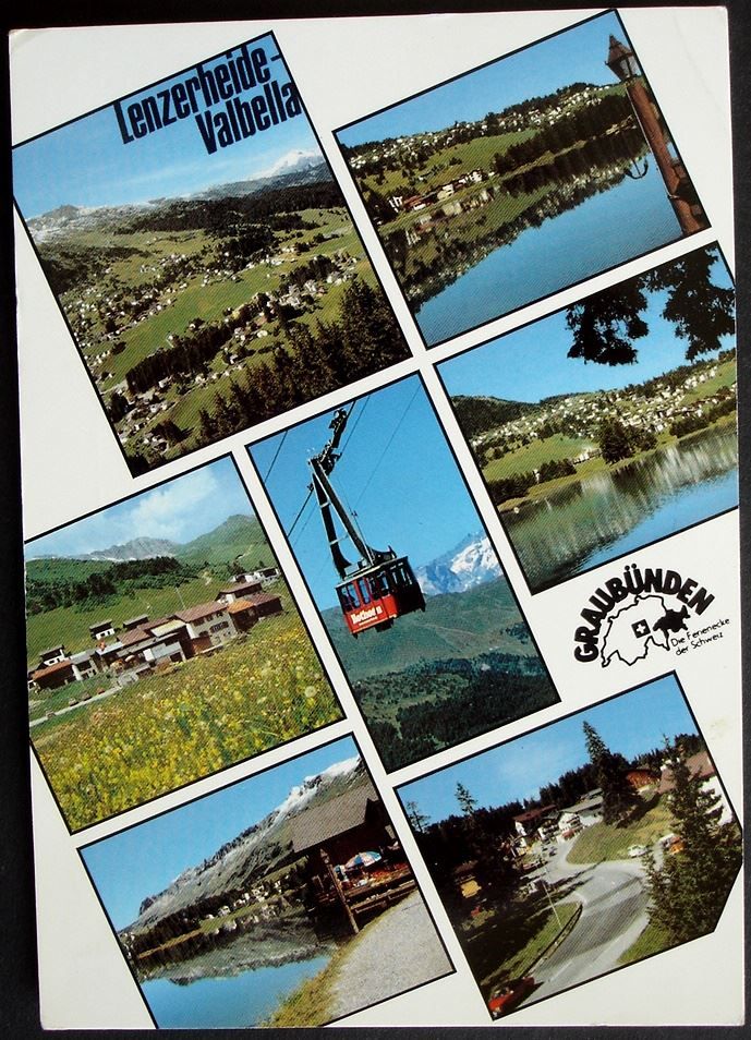 Cartes postales: LENZERHEIDE VALBELLA Seilbahn Rothorn – D'occasion à Jona par philajona